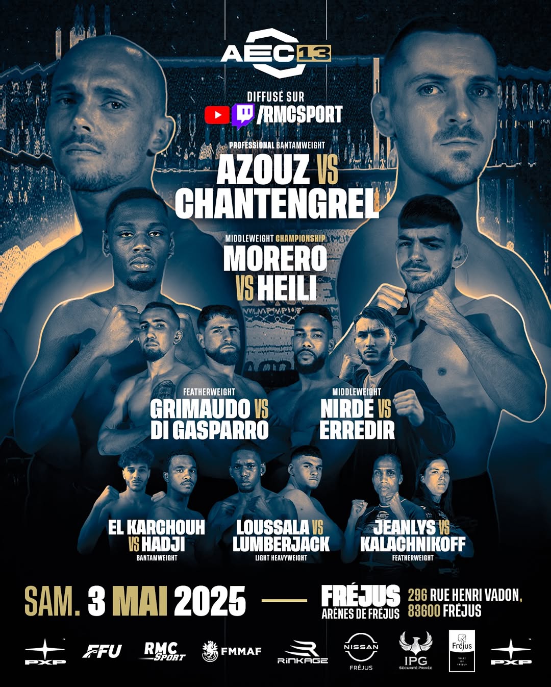 Affiche aec 13 fréjus